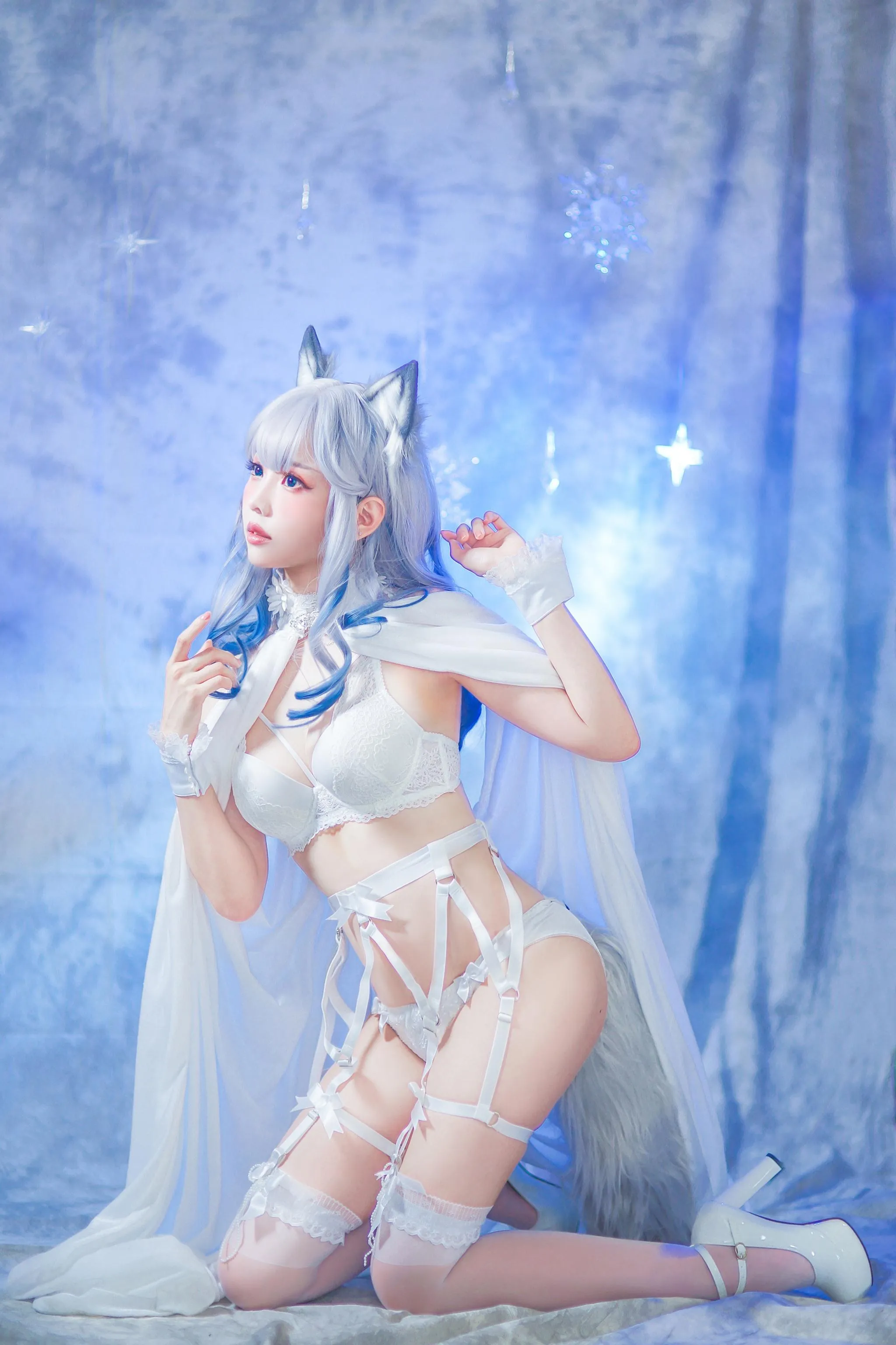 ElyEE子 – NO.43 猫耳白丝带 [48P]插图7
